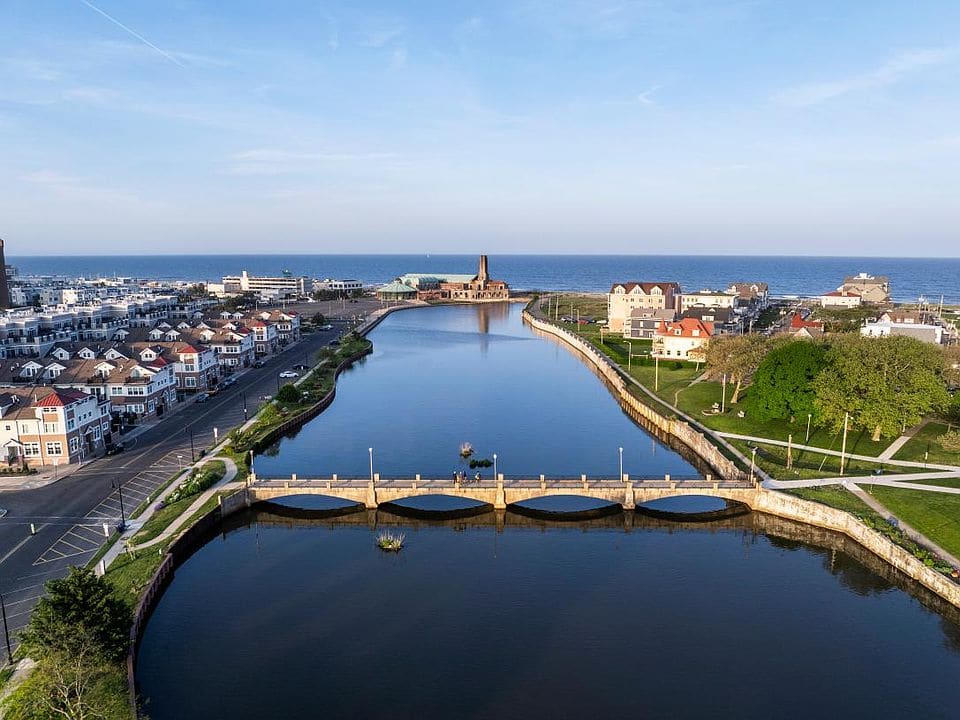 Lake and park view from Asbury Park